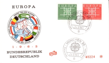 D FDC 0406 / 0407 ● - 1963